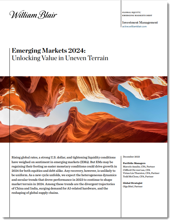Emerging Markets Outlook 2024: Unlocking Value in Uneven Terrain