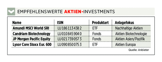 Empfehlenswerte Aktien-Investments