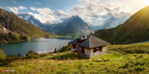 Ein Haus im Grünen ist auch der Traum junger Leute. (Erstellt mit Adobe Firefly KI)