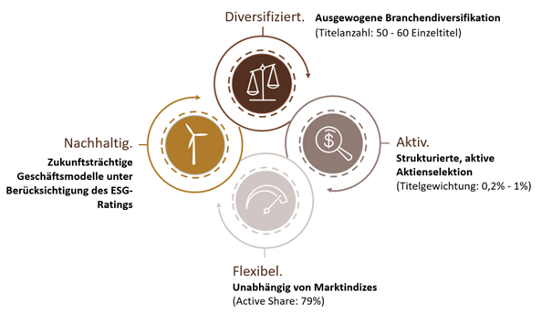Die Generierung von Alpha bei Aktien beim Tresides Balanced Return: