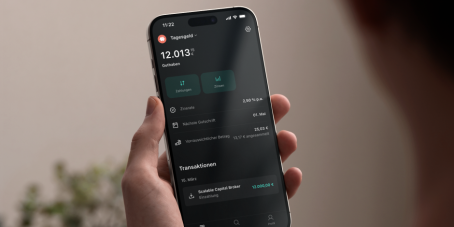 Scalable Capital bietet nun auch Tagesgeldkonten an. 