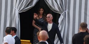 Jeff Bezos und Lauren Sánchez 