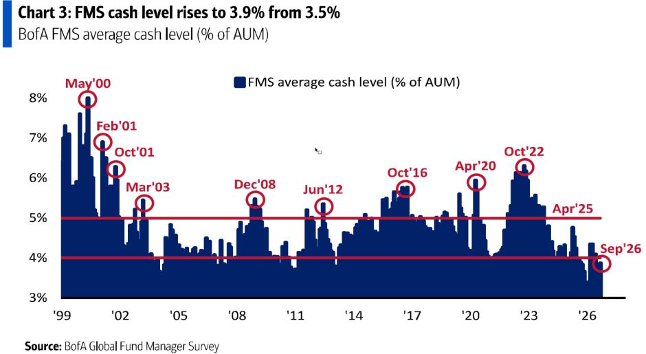 Investor Sentiment & Cash Level