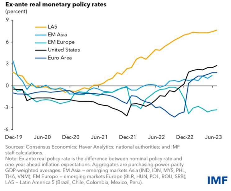 Chart IMF-Realzinsen