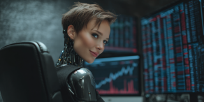 Künstliche Intelligenz ist als Anlagethema aktuell sehr gefragt. (AI-Grafik © 2025 by MvA)