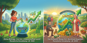 Mit dem Altersvorsorgedepot beginnt ein neues Zeitalter (Bild: KI-generiert; Gemini)