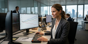 Buy & Hold funktioniert bei Short-ETFs leider nicht. (AI-Grafik © 2026 by MvA)