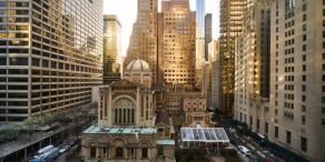 Blick aus der PZENA-Zentrale im 8. Stock