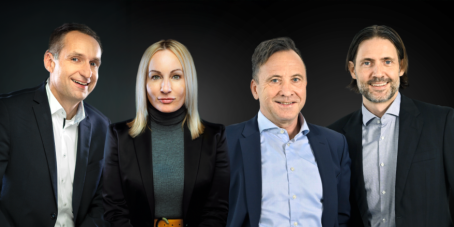 Kooperationspartner v.l.n.r.: Joachim Althof, GFD; Eva Fiedler, GFD, Dieter Fischer, TiAM, Christoph Lang, TiAM