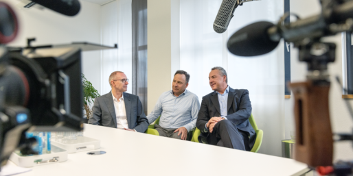 Fototermin (v. l.): Michael Trauth, Dieter Fischer, Michael Schnabl