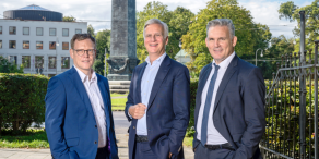 Walter Liebe (li.), Philipp von Königsmarck (mi.), Gerrit Braith (re.)