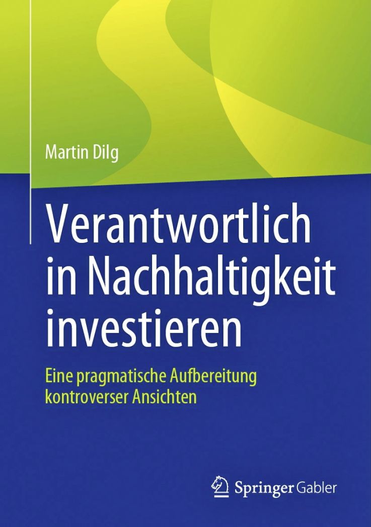 Buchcover "Verantwortlich in Nachhaltigkeit
investieren"
