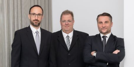 Christian Köpp, Marco Jansen, Andre Koppers (von li. nach re.)