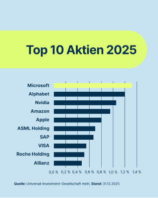 Top 10-Aktien der Profis