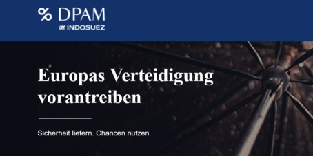 Europas Verteidigung vorantreiben – Sicherheit liefern. Chancen nutzen