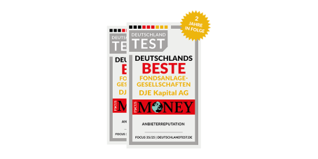 DJE erneut als Deutschlands beste Fondsgesellschaft ausgezeichnet