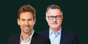 Dr. Jan Ehrhardt und Stefan Breintner (v.l.) managen gemeinsam den DJE – Zins &amp; Dividende.