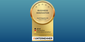 AuM Experts als Business Innovator ausgezeichnet