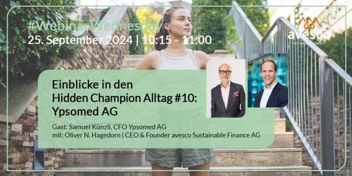 avesco Webinar: Einblicke in den Hidden Champion Alltag #10: Ypsomed AG
