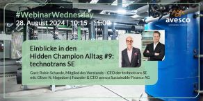avesco Webinar: Einblicke in den Hidden Champion Alltag #9: technotrans SE