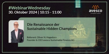avesco Sustainable Finance | Webinar: Die Renaissance der Sustainable Hidden Champions