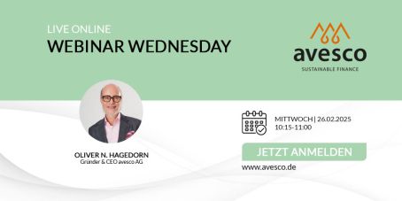 avesco Sustainable Finance | Webinar: Gutes zum Jahresbeginn – durchstarten mit dem SHC-Fonds