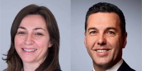 Caroline Baron, Head of EMEA ETF Distribution, Matthew Harrison, Head of Americas (ex-US) Europe &amp; UK