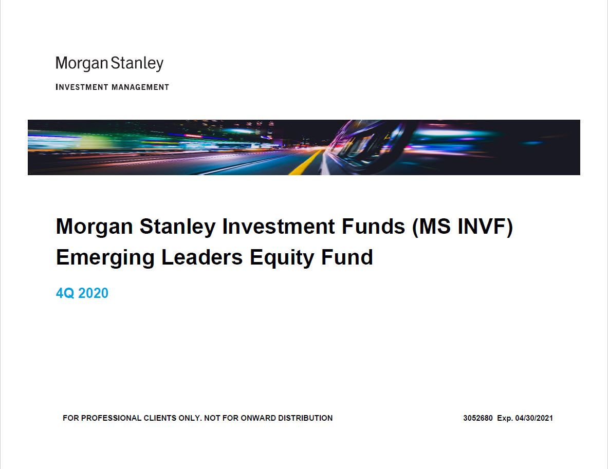 Präsentation Morgan Stanley Investment