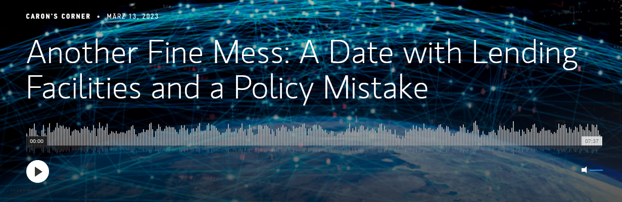 Another Fine Mess: A Date with Lending Facilities and a Policy Mistake