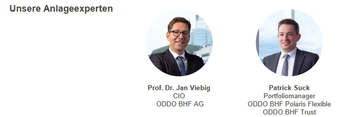 Unserer Anlageexperten