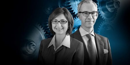 Olga Bitel, Partnerin und Global Strategist bei William Blair, und Simon Fennell, Partner und Portfoliomanager