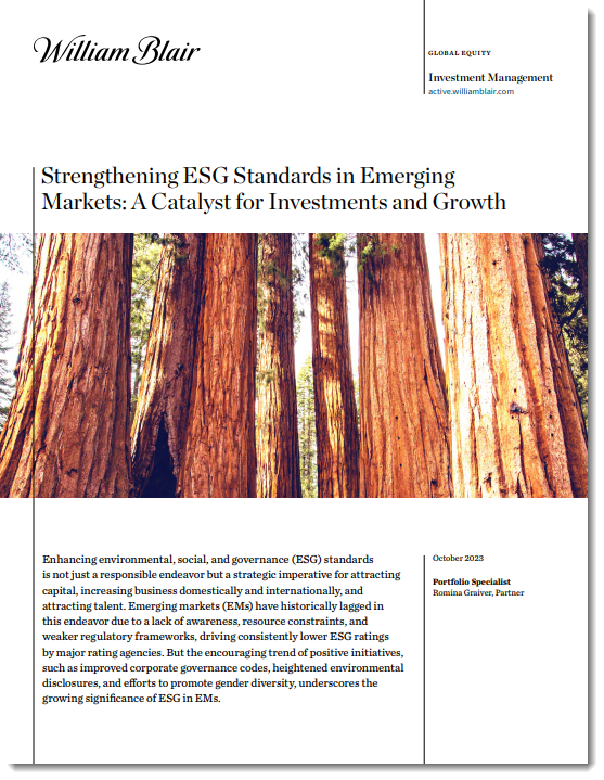 Stärkung von ESG-Standards in Schwellenländern Märkte: Ein Katalysator für Investitionen und Wachstum
