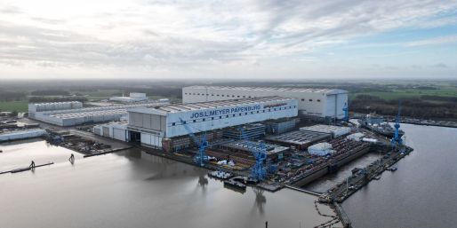 Die Auslastung der Meyer Werft in Papenburg soll mit dem Deal über gut zehn Jahre gesichert sein.