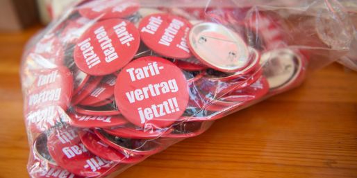 Die Gewerkschaften kämpfen für mehr Tarifverträge in Deutschland (Symbolbild))