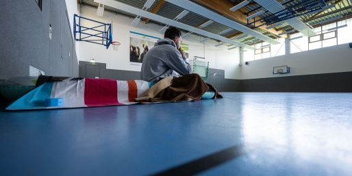 In Münster mussten Studenten ohne Wohnung auch schon in Turnhallen schlafen. (Archivbild)