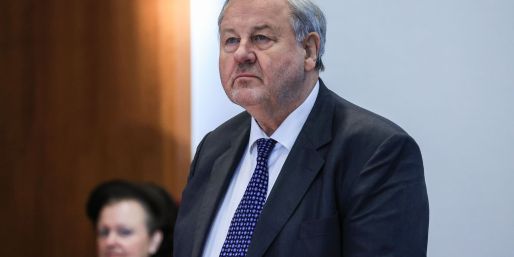 Hanno Berger im Bonner Strafprozess 2022.