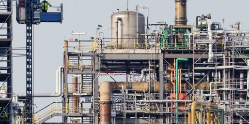 Chemieanlagen bei BASF: Der Konzern konnte zuletzt Preiserhöhungen durchsetzen 