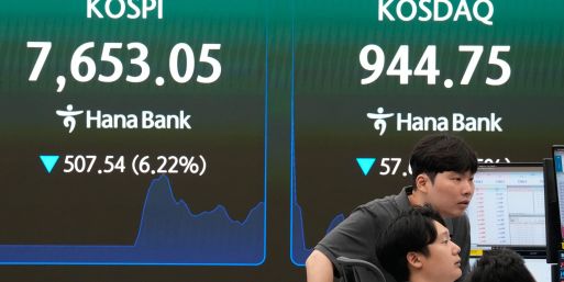 Der südkoreanische Leitindex hat am Montagmorgen deutlich nachgegeben.