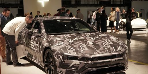 Ein Elektroauto des schwedischen Herstellers Polestar. (Archivbild)