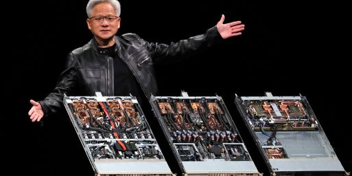 Nvidia-Chef Jensen Huang: Der Chipkonzern ist dank des KI-Booms das wertvollste Börsenunternehmen der Welt (Archivbild)