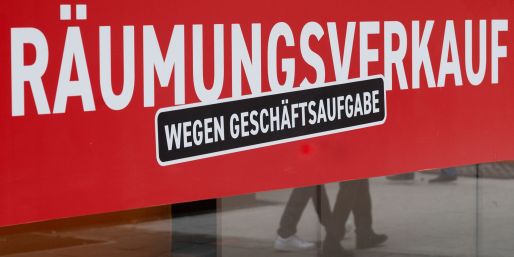 Seit Monaten steigen die Pleitezahlen in Deutschland, eine Trendwende ist nach Einschätzung von Experten nicht in Sicht. (Symbolbild)